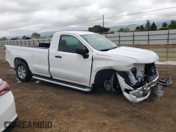2024 Chevrolet Silverado 1500 Work Truck with VIN 3GCNAAEDXRG373446, listed as a Copart auction lot 50421115 with 0 mi miles and Clean Title. Bid and sale history available at carsss.com. Image 4.
