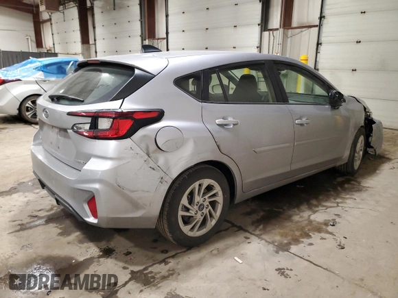 2024 Subaru Impreza with VIN JF1GUABC3R8349612, listed as a Copart auction lot 88772095 with 24,773 mi miles and Salvage Title. Bid and sale history available at carsss.com. Image 3.