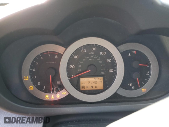 2007 Toyota RAV4 Sport z VIN JTMZK32V076009221, wystawiony jako Copart lot #75331574 z przebiegiem 214 017 mil mil oraz Szkoda całkowita • Salvage title. Historia ofert i sprzedaży dostępna na DreamBid. Obrazek 9.