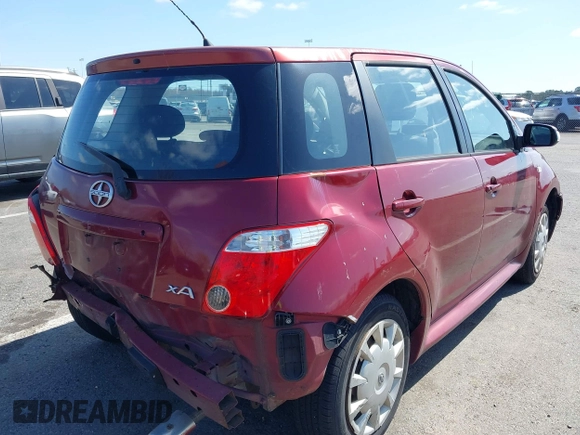 2006 Scion xA with VIN JTKKT624460149693, listed as a IAAI auction lot 41934743 with 208,974 mi miles. Bid and sale history available at carsss.com. Image 4.
