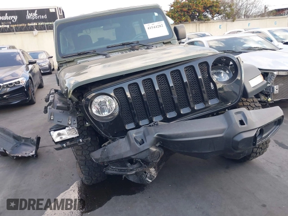 2022 Jeep Wrangler Unlimited Sport S with VIN 1C4HJXDG2NW196267, listed as a IAAI auction lot 41544282 with 18,547 mi miles. Bid and sale history available at carsss.com. Image 19.