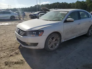 2014 Volkswagen Passat SE with VIN 1VWBT7A36EC048543, listed as a Copart auction lot 65074265 with 161,983 mi miles and Salvage title. Bid and sale history available at DreamBid. Image 1.
