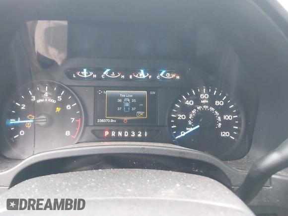 2017 Ford F-150 XL with VIN 1FTEX1C81HFC29045, listed as a IAAI auction lot 41930357 with 238,370 mi miles. Bid and sale history available at carsss.com. Image 7.