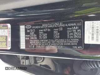 2023 Hyundai Tucson Limited with VIN 5NMJE3AE2PH227654, listed as a IAAI auction lot 41501445 with 46,309 mi miles. Bid and sale history available at carsss.com. Image 9.