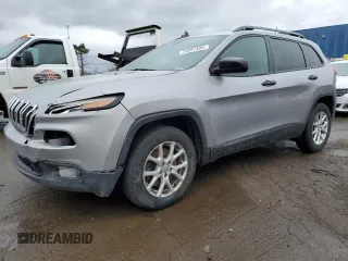 2017 Jeep Cherokee Sport z VIN 1C4PJMAB2HW590570, wystawiony jako Copart lot #49891395 z przebiegiem 146 851 mil mil oraz Szkoda całkowita • Salvage title. Historia ofert i sprzedaży dostępna na DreamBid. Obrazek 1.