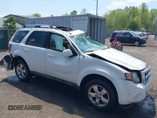 2011 Ford Escape Limited with VIN 1FMCU9EG5BKB08855, listed as a IAAI auction lot 42073027 with 145,471 mi miles and . Bid and sale history available at DreamBid. Image 1.