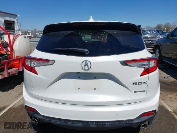 2020 Acura RDX Technology with VIN 5J8TC2H53LL033188, listed as a IAAI auction lot 41820947 with 55,488 mi miles and . Bid and sale history available at DreamBid. Image 15.