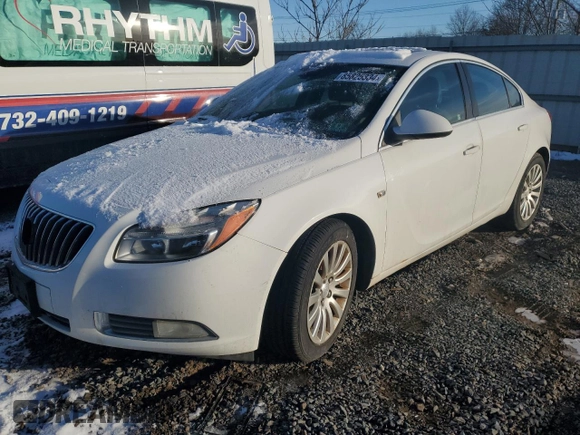 2011 Buick Regal CXL RL2 with VIN W04GP5EC6B1007133, listed as a Copart auction lot 85825334 with 217,408 mi miles and Clean Title. Bid and sale history available at carsss.com. Image 1.