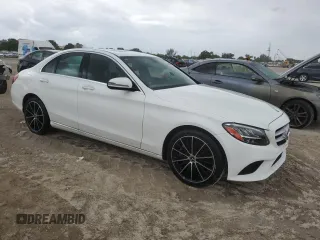 2021 Mercedes-Benz C 300 with VIN W1KWF8DB3MR651133, listed as a Copart auction lot 55439485 with 89,802 mi miles and Clean title. Bid and sale history available at DreamBid. Image 4.