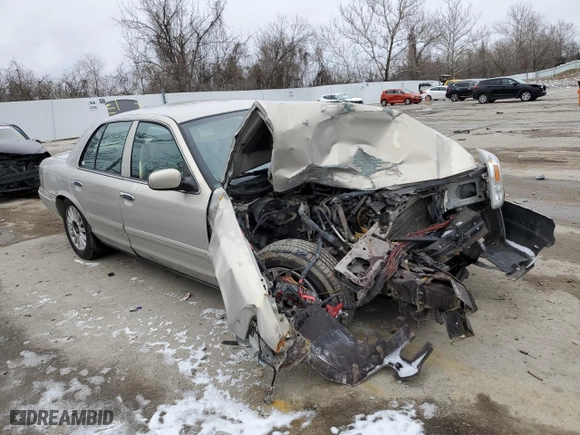 2009 Mercury Grand Marquis LS with VIN 2MEHM75V19X623872, listed as a Copart auction lot 45558075 with 0 mi miles and Salvage Title. Bid and sale history available at carsss.com. Image 4.