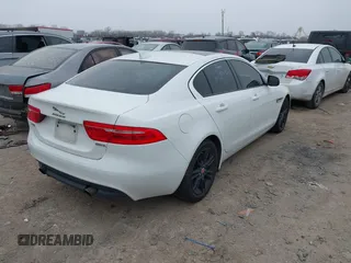 2018 Jaguar XE 25t Premium with VIN SAJAD4FXXJCP23943, listed as a IAAI auction lot 41470656 with 56,834 mi miles. Bid and sale history available at carsss.com. Image 4.
