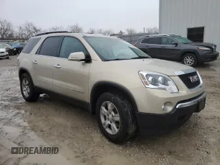 2008 GMC Acadia SLT1 with VIN 1GKER23708J172958, listed as a Copart auction lot 43208455 with Not Provided miles and Salvage Title. Bid and sale history available at DreamBid. Image 4.