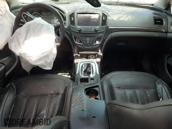 2016 Buick Regal Premium II with VIN 2G4GS5GX1G9180738, listed as a Copart auction lot 58394925 with Not provided miles and Salvage title. Bid and sale history available at DreamBid. Image 8.
