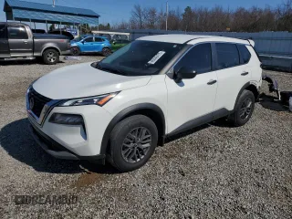 2023 Nissan Rogue S with VIN JN8BT3AA0PW003419, listed as a Copart auction lot 46536475 with 35,043 mi miles and Salvage Title. Bid and sale history available at carsss.com. Image 1.