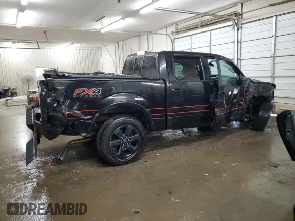 2012 Ford F-150 XL with VIN 1FTFW1ET9CFC32244, listed as a Copart auction lot 60794185 with 219,248 mi miles and Salvage title. Bid and sale history available at DreamBid. Image 3.