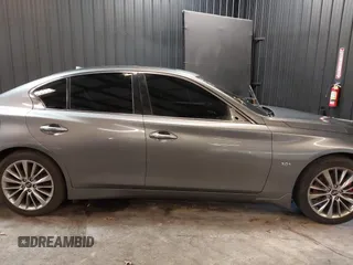 2018 Infiniti Q50 3.0t LUXE with VIN JN1EV7AR8JM610044, listed as a IAAI auction lot 41733252 with 116,320 mi miles. Bid and sale history available at carsss.com. Image 13.