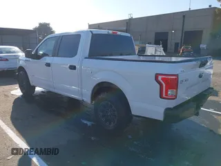 2017 Ford F-150 XL with VIN 1FTEW1CP4HKE20542, listed as a IAAI auction lot 41879190 with 100,998 mi miles. Bid and sale history available at carsss.com. Image 3.