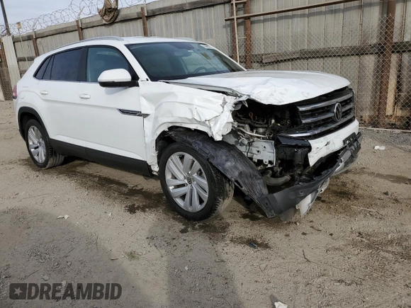2021 Volkswagen Atlas SE with VIN 1V2WC2CA3MC201976, listed as a Copart auction lot 84661954 with 41,249 mi miles and Salvage title. Bid and sale history available at DreamBid. Image 4.