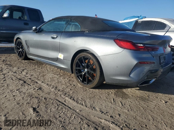 2022 BMW 8 Series 840i with VIN WBADZ4C0XNCH67676, listed as a Copart auction lot 76451084 with 16,694 mi miles and Non Repairable. Bid and sale history available at carsss.com. Image 2.