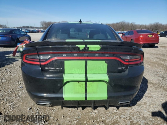 2018 Dodge Charger SXT Plus with VIN 2C3CDXHG6JH176662, listed as a Copart auction lot 48028425 with 132,776 mi miles and Salvage Title. Bid and sale history available at DreamBid. Image 6.