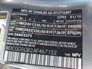 2010 Mercedes-Benz GLK 350 with VIN WDCGG5GB2AF467122, listed as a IAAI auction lot 41645425 with 167,220 mi miles and . Bid and sale history available at DreamBid. Image 9.