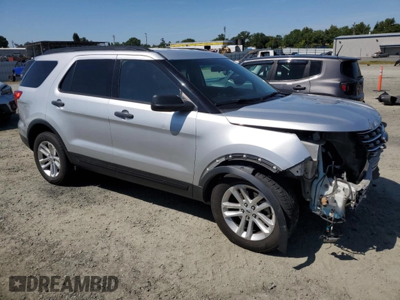 2017 Ford Explorer with VIN 1FM5K8B82HGA27782, listed as a Copart auction lot 54969695 with 100,067 mi miles and Salvage Title. Bid and sale history available at DreamBid. Image 4.