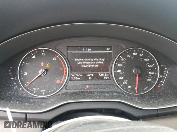 2018 Audi Q5 Premium Plus with VIN WA1BNAFYXJ2020219, listed as a Copart auction lot 48927795 with 52,592 mi miles and Salvage Title. Bid and sale history available at carsss.com. Image 9.