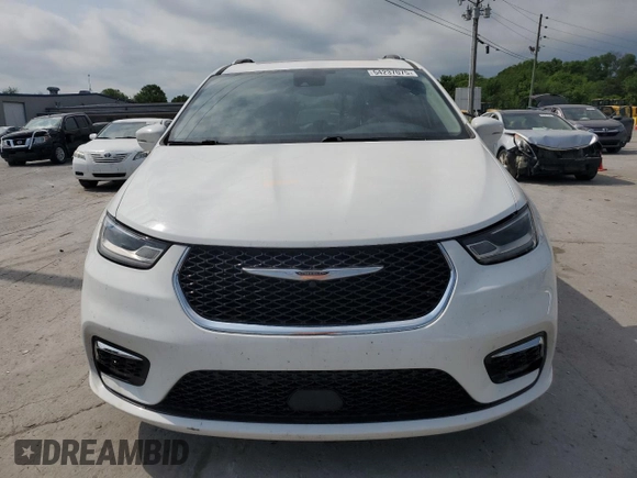 2021 Chrysler Pacifica Touring L with VIN 2C4RC3BG6MR511380, listed as a Copart auction lot 54237075 with 92,172 mi miles and Salvage title. Bid and sale history available at DreamBid. Image 5.