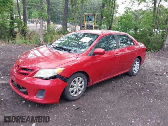 2011 Toyota Corolla L with VIN 2T1BU4EE3BC597999, listed as a IAAI auction lot 42192116 with 207,499 mi miles. Bid and sale history available at carsss.com. Image 2.