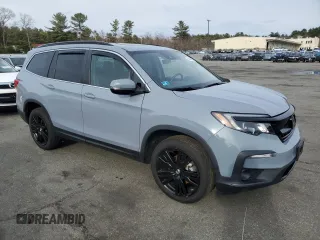 2022 Honda Pilot Special Edition with VIN 5FNYF6H21NB035195, listed as a Copart auction lot 50186965 with 34,894 mi miles and Salvage Title. Bid and sale history available at carsss.com. Image 4.