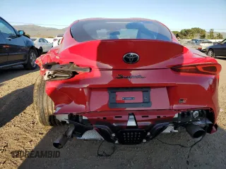 2024 Toyota GR Supra 3.0 with VIN WZ1DB0G0XRW067010, listed as a Copart auction lot 46919905 with 6,381 mi miles and Salvage Title. Bid and sale history available at carsss.com. Image 6.