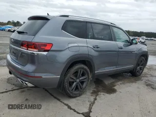 2022 Volkswagen Atlas 3.6L V6 SEL R-Line with VIN 1V2AR2CA7NC517861, listed as a Copart auction lot 47723674 with 14,311 mi miles and Salvage Title. Bid and sale history available at carsss.com. Image 3.