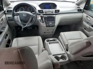 2015 Honda Odyssey Touring Elite with VIN 5FNRL5H95FB058873, listed as a Copart auction lot 53744295 with 139,856 mi miles and Salvage title. Bid and sale history available at DreamBid. Image 8.