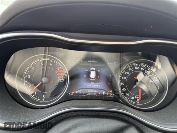 2022 Jeep Cherokee Latitude Lux with VIN 1C4PJMMX1ND513185, listed as a Copart auction lot 58665695 with 80,120 mi miles and Salvage title. Bid and sale history available at DreamBid. Image 9.