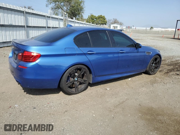 2016 BMW M5 with VIN WBSFV9C56GD595598, listed as a Copart auction lot 53042714 with 87,563 mi miles. Bid and sale history available at carsss.com. Image 3.