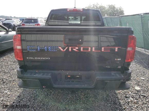 2022 Chevrolet Colorado 2WD Z71 with VIN 1GCGSDEN7N1185718, listed as a Copart auction lot 50236814 with 18,602 mi miles and Salvage Title. Bid and sale history available at carsss.com. Image 6.