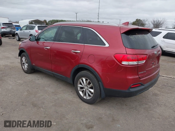 2016 Kia Sorento LX with VIN 5XYPGDA38GG165504, listed as a IAAI auction lot 41719002 with 126,424 mi miles. Bid and sale history available at carsss.com. Image 3.