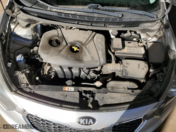 2014 Kia Forte EX with VIN KNAFX4A89E5106598, listed as a Copart auction lot 44249185 with 85,643 mi miles and Salvage Title. Bid and sale history available at carsss.com. Image 12.