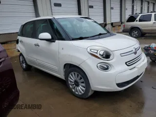 2014 FIAT 500L Easy with VIN ZFBCFABH3EZ028210, listed as a Copart auction lot 83995984 with Not Provided miles and Salvage Title. Bid and sale history available at DreamBid. Image 4.