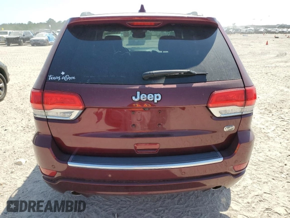 2018 Jeep Grand Cherokee High Altitude with VIN 1C4RJECG8JC172495, listed as a Copart auction lot 52805485 with 56,769 mi miles and Clean title. Bid and sale history available at DreamBid. Image 6.
