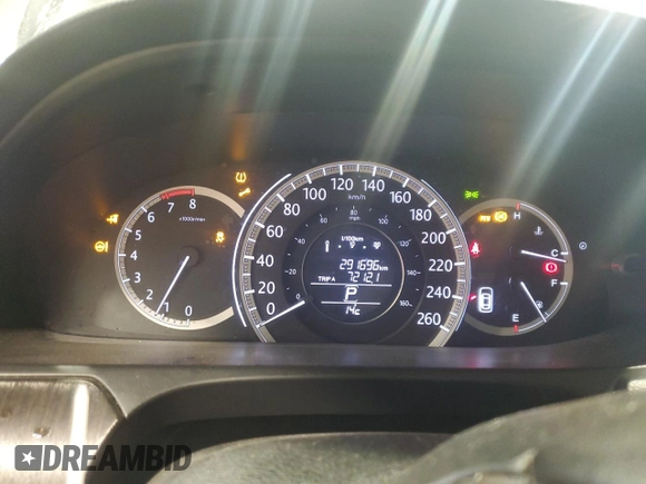 2013 Honda Accord Sdn EX-L with VIN 1HGCR2F84DA804623, listed as a Copart auction lot 53857715 with 291,696 mi miles and Salvage Title. Bid and sale history available at carsss.com. Image 9.
