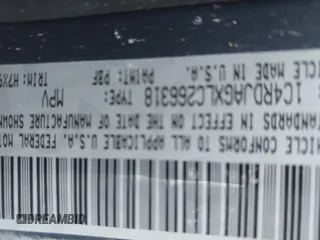 2020 Dodge Durango SXT Plus with VIN 1C4RDJAGXLC266318, listed as a IAAI auction lot 41381578 with Not Provided miles and . Bid and sale history available at DreamBid. Image 9.