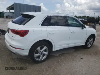 2021 Audi Q3 Premium with VIN WA1AUCF34M1155432, listed as a Copart auction lot 61790315 with 27,746 mi miles and Non repairable. Bid and sale history available at DreamBid. Image 3.