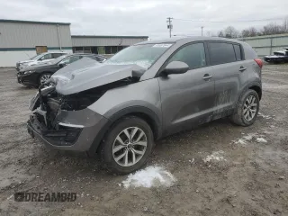 2016 Kia Sportage LX with VIN KNDPB3AC5G7823690, listed as a Copart auction lot 55272765 with 47,666 mi miles and Non Repairable. Bid and sale history available at carsss.com. Image 1.