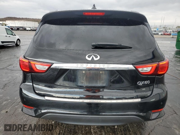 2017 Infiniti QX60 with VIN 5N1DL0MM8HC541499, listed as a Copart auction lot 79133544 with 112,333 mi miles and Salvage Title. Bid and sale history available at carsss.com. Image 6.