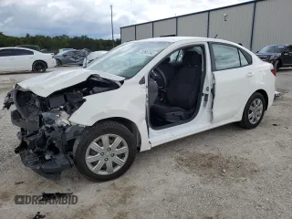 2021 Kia Rio LX with VIN 3KPA24AD6ME370969, listed as a Copart auction lot 71244164 with 90,219 mi miles and Non Repairable. Bid and sale history available at DreamBid. Image 1.