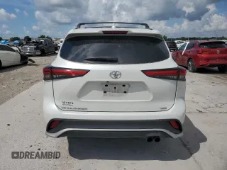 2023 Toyota Highlander L with VIN 5TDKDRAH0PS021783, listed as a Copart auction lot 58024745 with 61,752 mi miles and Salvage title. Bid and sale history available at DreamBid. Image 6.