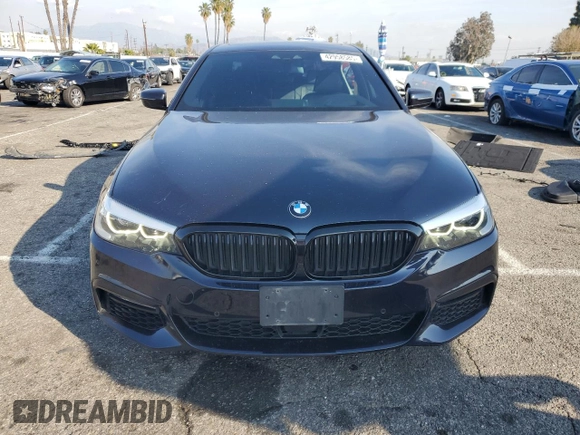 2018 BMW 5 Series 530i with VIN WBAJA5C59JWA36905, listed as a Copart auction lot 42958585 with 54,290 mi miles and Salvage Title. Bid and sale history available at DreamBid. Image 5.
