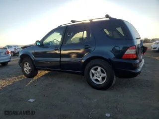 1999 Mercedes-Benz M-Class with VIN 4JGAB54E2XA106113, listed as a Copart auction lot 87996015 with 214,572 mi miles and Salvage Title. Bid and sale history available at carsss.com. Image 2.