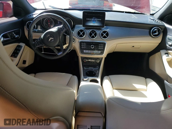 2019 Mercedes-Benz CLA 250 with VIN WDDSJ4GB6KN726705, listed as a Copart auction lot 47318045 with 54,141 mi miles and Salvage Title. Bid and sale history available at DreamBid. Image 8.
